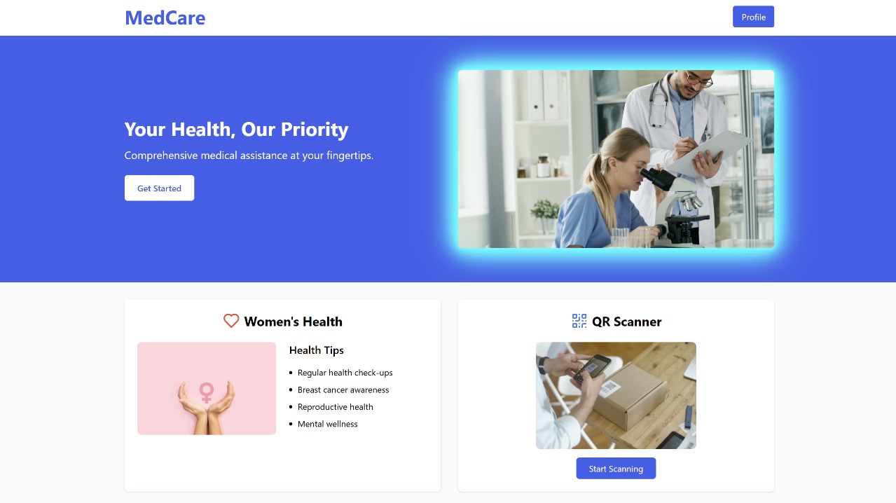 MedCare Website